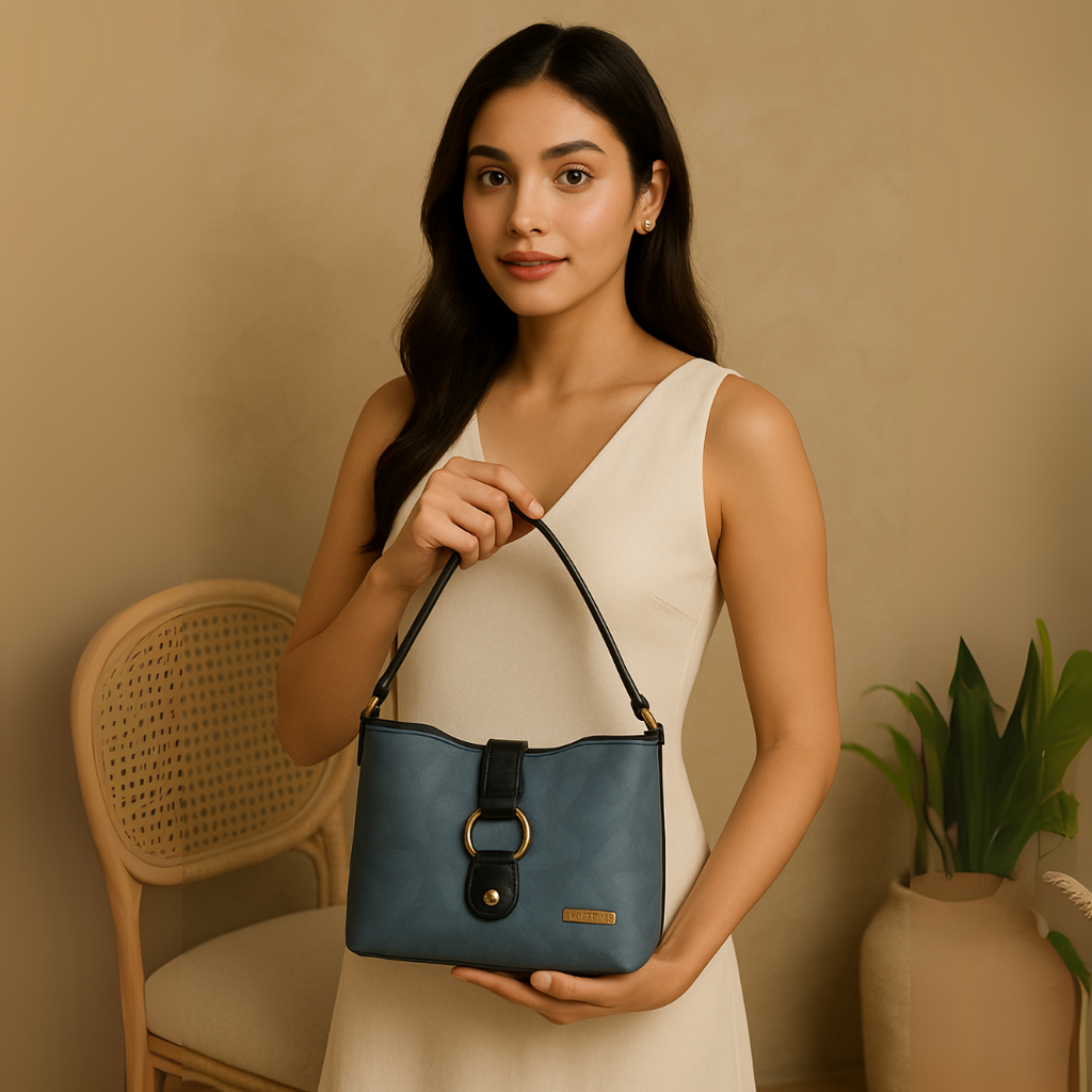 Ring-Buckle Sling Bag