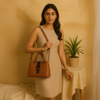 Ring-Buckle Sling Bag