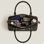 Aurora Luxe Bag Quilted Tote Handbag for Women-Elegant PU Leather Handbag