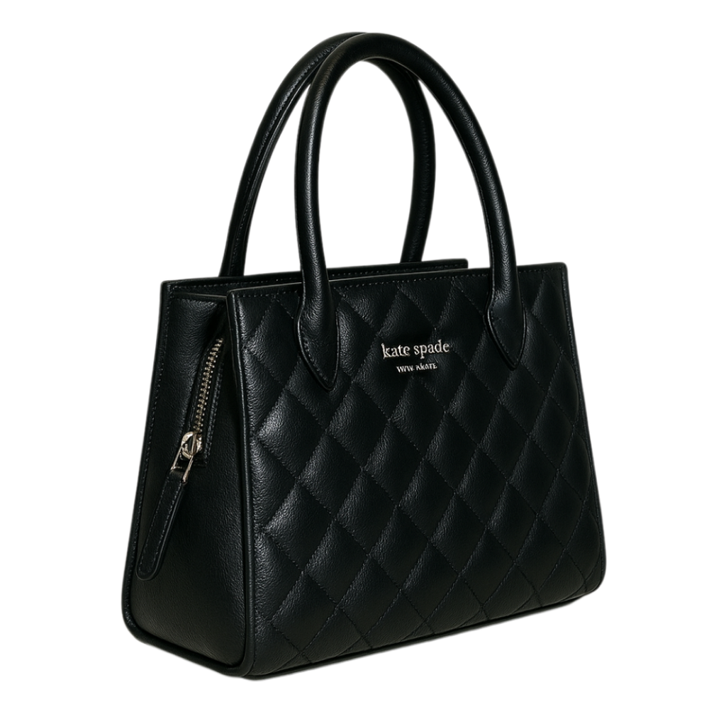 Aurora Luxe Bag Quilted Tote HandBag for Women-Elegant PU Leather Handbag