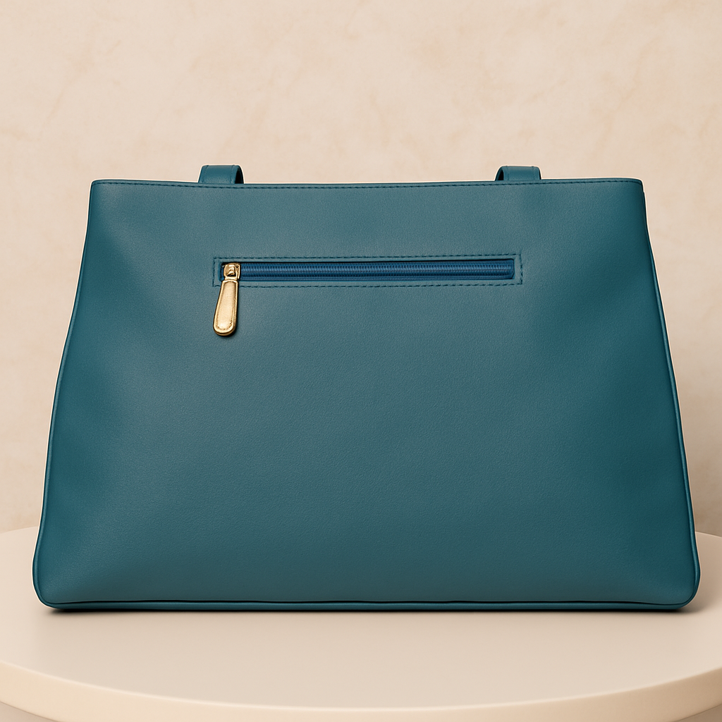 Teal Luxe Shoulder Handbag