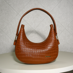 Crescent Design Shoulder Handbag–Premium Minimalist Handbag