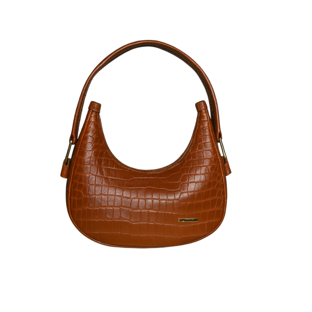 Crescent Design Shoulder Handbag–Premium Minimalist Handbag