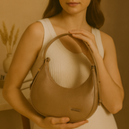 Crescent Design Shoulder Handbag–Premium Minimalist Handbag