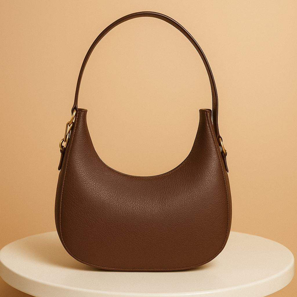 Crescent Design Shoulder Handbag–Premium Minimalist Handbag