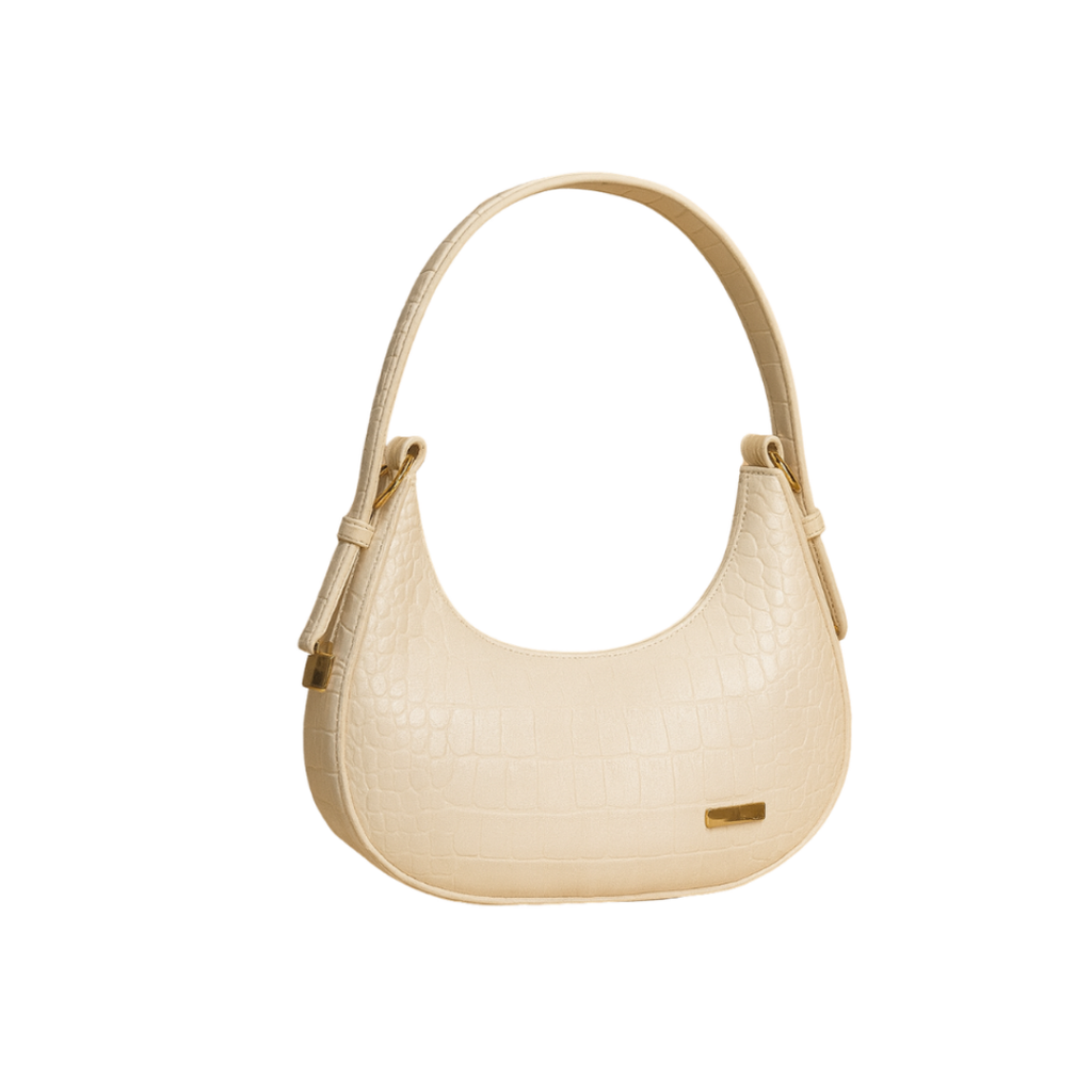 Crescent Design Shoulder Handbag–Premium Minimalist Handbag
