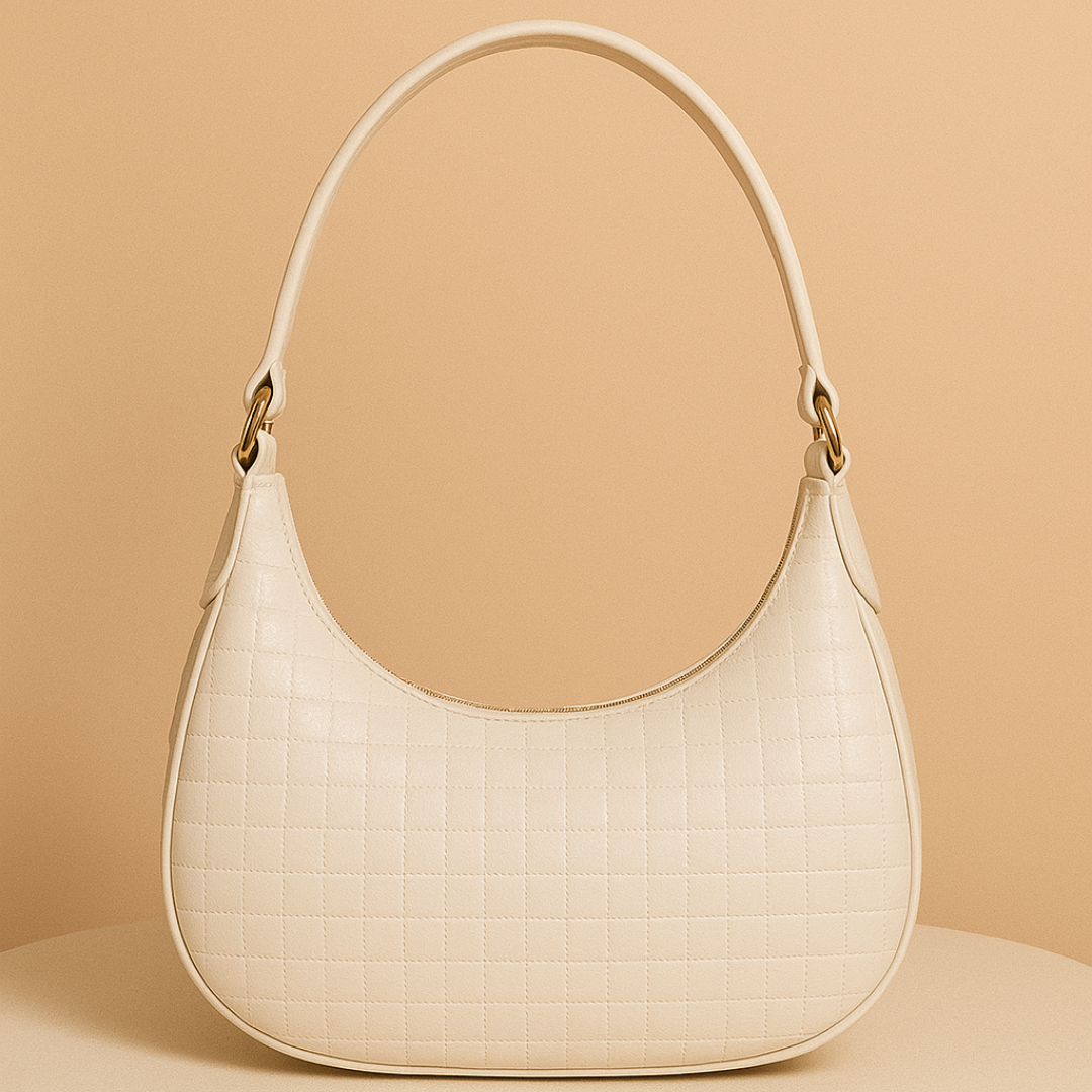 Crescent Design Shoulder Handbag–Premium Minimalist Handbag