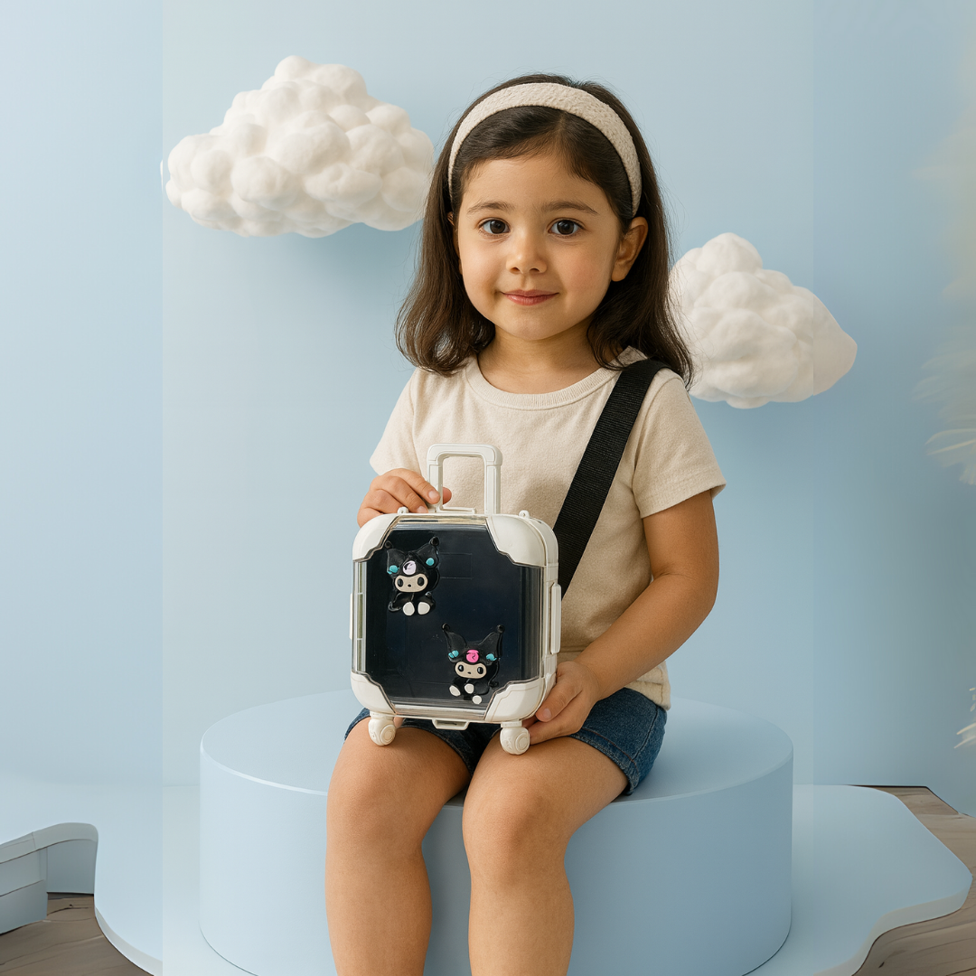 PandaPlay Kids Travel Trolley For Girls