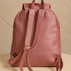 Premium Vegan Leather Backpacks with Gold Detailing – Stylish & Functional