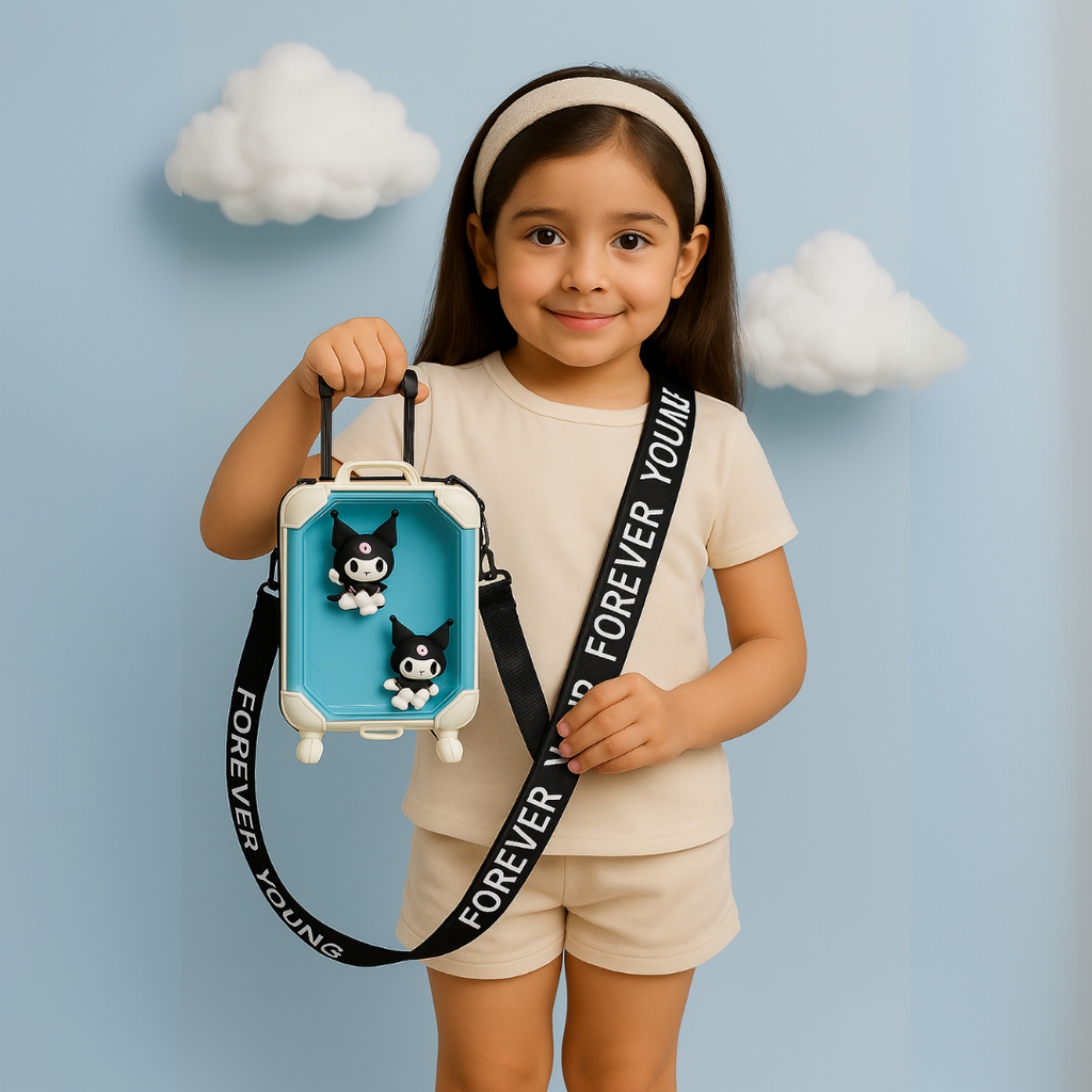 PandaPlay Kids Travel Trolley For Girls