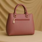 Mocha Charm Structured Tote handbag For Women