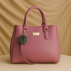 Mocha Charm Structured Tote handbag For Women