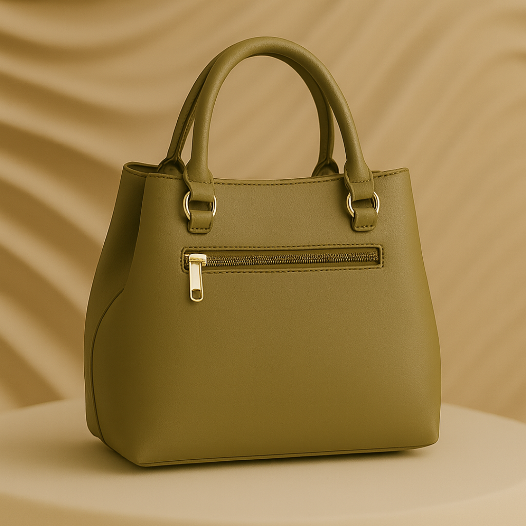 Mocha Charm Structured Tote handbag For Women