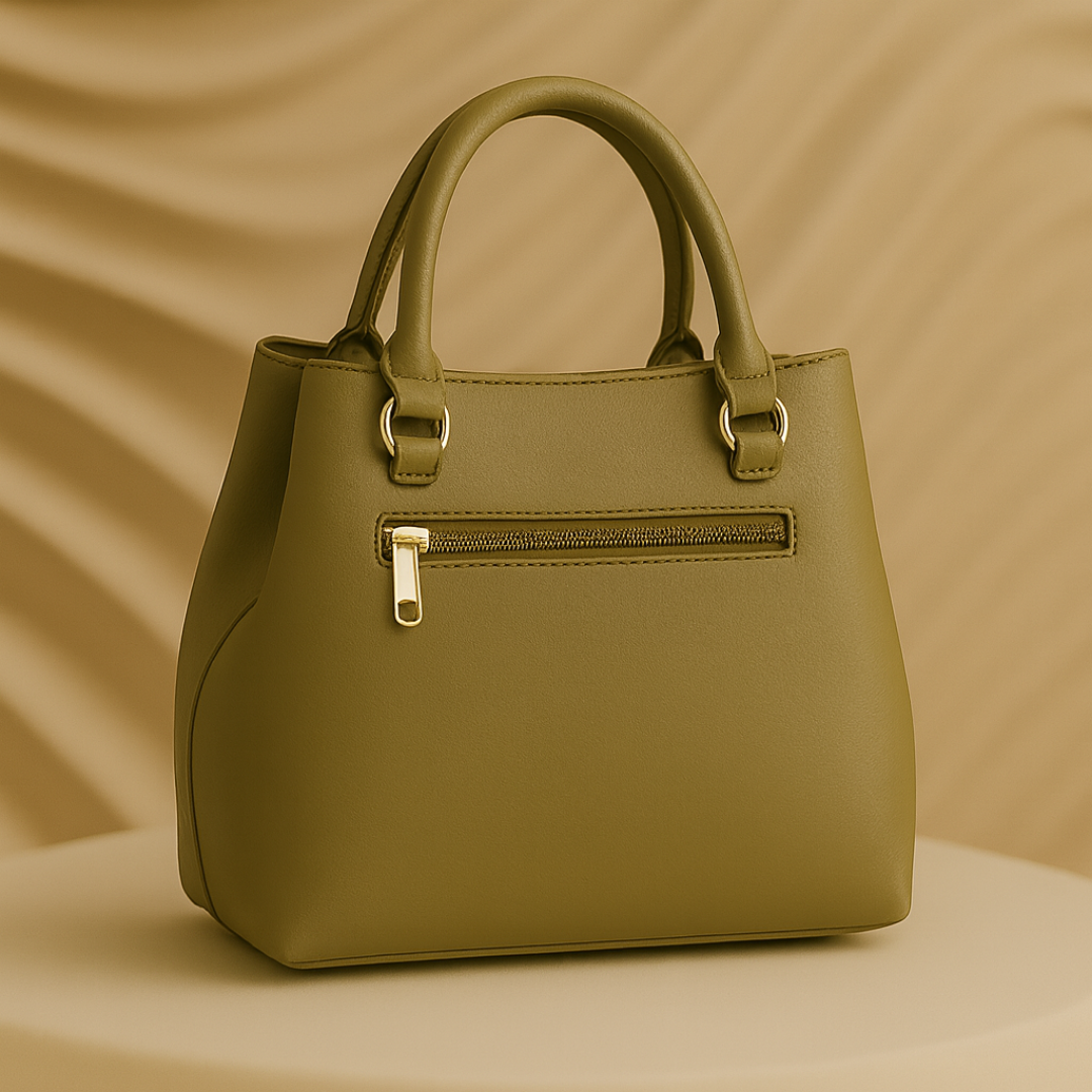 Mocha Charm Structured Tote handbag For Women